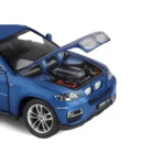 Mașină din metal BMW X6, scară 1:26, albastră, MSZ (68250A) - imagine 4