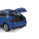 Mașină din metal BMW X6, scară 1:26, albastră, MSZ (68250A) - imagine 5