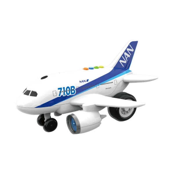 Avion cu inerție, lumini și sunete - 1:200 - WY710B ,Wenyi (27103)