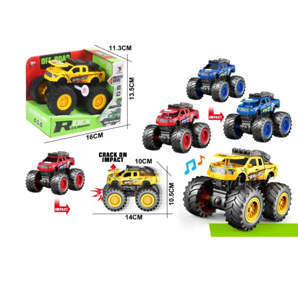 Masina cu inertie cu sunete si lumini (855648)