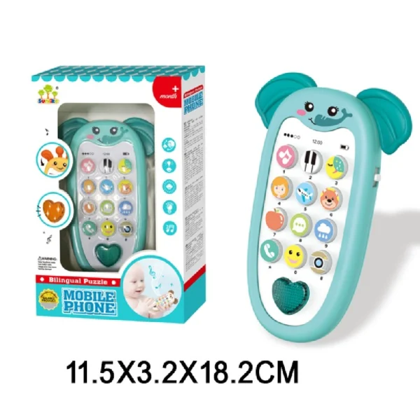 Telefon pe baterii cu sunete si lumini (69497)