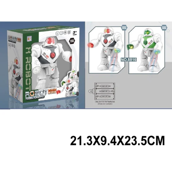 (28724) Robot pe baterii, cu sunete si lumini