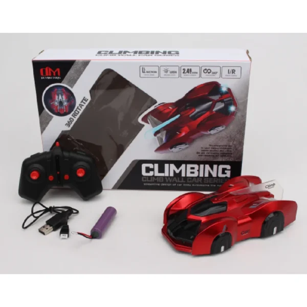 Masina Antigravitationala care urca pe pereti cu radiocomanda,incarcator (101184)