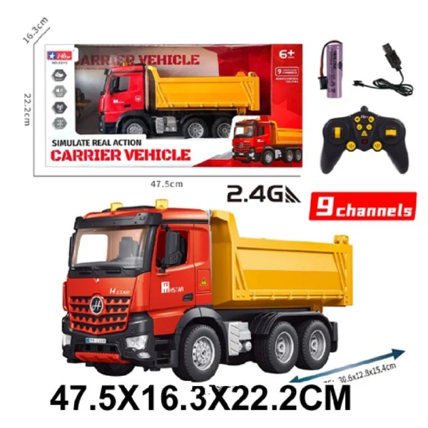 (33782) Autospeciala basculanta cu radiocomanda cu incarcator