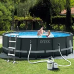 Piscină cu cadru metalic Ultra XTR Frame 488×122 cm, 19156 L, filtru nisip 4500 l/h, set complet, Intex (26326) - imagine 2