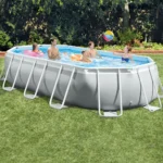 Piscină cu cadru metalic Prism Frame Oval 503×274×122 cm, 13365 L, cu pompă 5678 L/h, set complet, Intex (26796) - imagine 3