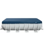 Prelată de acoperire pentru piscină cu cadru metalic Prism Frame 400x200 cm, Intex (28037)