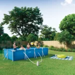 Piscină cu cadru metalic Rectangular Frame 450×220×84 cm, 7127 L, cu pompă de filtrare 2006 L/h, Intex (28274) - imagine 5