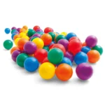 Mingi colorate Fun Ballz 8 cm, 100 bucăți, pentru centre de joacă, 2+ ani, Intex (49600)