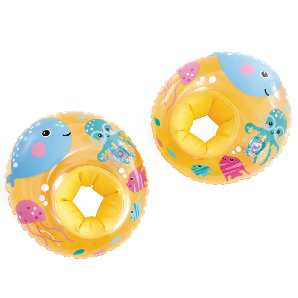 59651(1) Aripioare gonflabile de înot Little Sea Pals, 27×25 cm, 3–6 ani, Intex - imagine 1