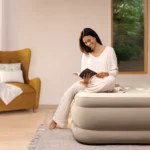 Saltea VELOUR 152x203x46cm cu pompa incorporata, DELUXE (64428) - imagine 2