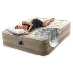 Saltea VELOUR 152x203x46cm cu pompa incorporata, DELUXE (64428) - imagine 3