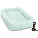 Pat gonflabil Kidz Travel cu margini laterale, 168×107×25 cm, 3–6 ani, Intex (66810)