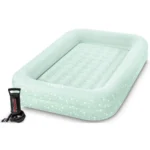 Pat gonflabil Kidz Travel cu margini laterale, 168×107×25 cm, 3–6 ani, Intex (66810)