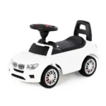 Tolocar SuperCar pentru copii cu volan muzical, alb, Polesie (84538)