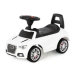 Tolocar SuperCar pentru copii cu volan muzical, alb, Polesie (84552)