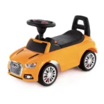Tolocar SuperCar pentru copii cu volan muzical, portocaliu, Polesie (84569)