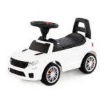 Tolocar SuperCar pentru copii cu volan muzical, alb, Polesie (84606)