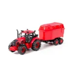 Tractor cu inerție Belarus cu remorcă pentru animale, Polesie (91499)