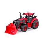 Tractor cu inerție și cupă frontală Belarus, roșu, Polesie (91864)
