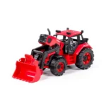 Tractor cu inerție și cupă frontală Belarus, roșu, Polesie (91864) - imagine 4