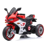 Motocicletă electrică pentru copii, roșie (64828)