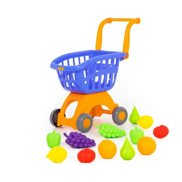 Cărucior de cumpărături cu produse, Polesie (71392)