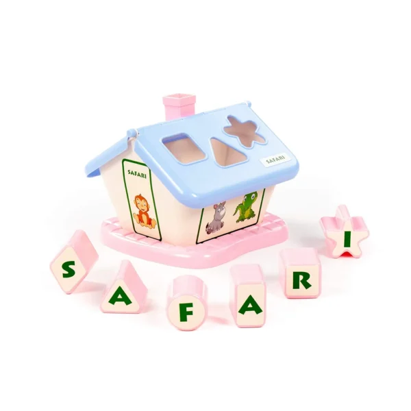 Căsuță educativă Safari cu sorter, Polesie (90300)
