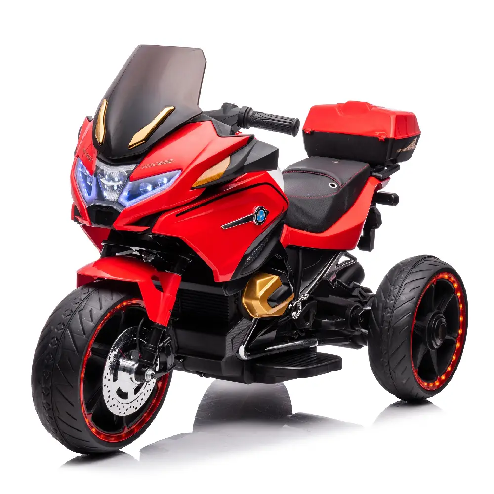 Новый проект (16) Motocicleta pe acumulator pentru copii (RT1698 / 2 rosie) - imagine 1