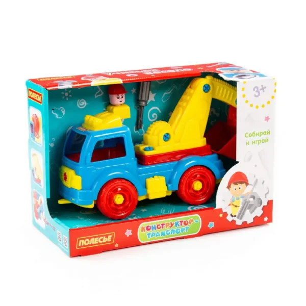 Camion excavator - constructor (34 piese) (cutie) (84835)