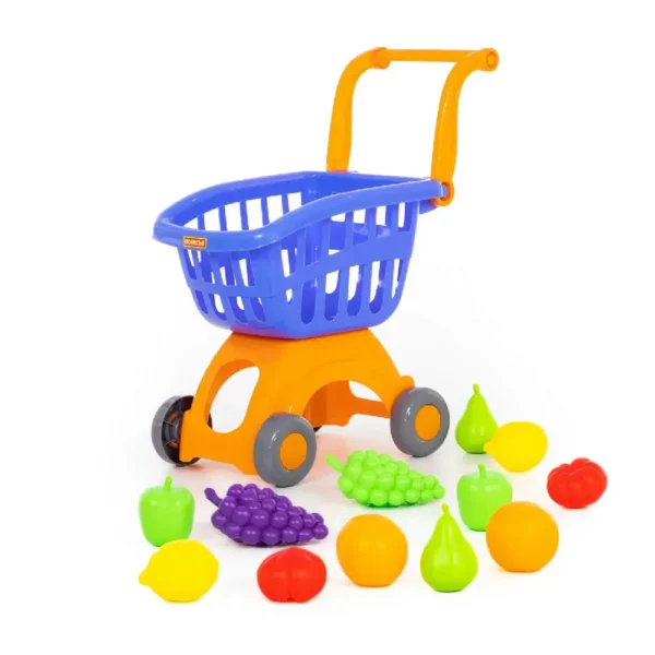 Carucior pentru cumparaturi cu produse (71392)