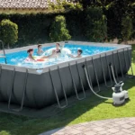 Piscină cu cadru metalic Ultra XTR Frame dreptunghiulară 732×366×132 cm, 31805 L, filtru nisip 7900 l/h, set complet, Intex (26364) - imagine 4