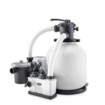 Pompă de filtrare cu nisip și generator de clor Krystal Clear QX2600, rezervor 55 kg, 10000 l/h, Intex (26680) - imagine 2