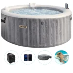 Spa gonflabil cu hidromasaj Greywood Deluxe, 196Ч196x71 cm, 795 L, 4 persoane, Intex (28440)