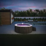 Spa gonflabil cu hidromasaj Greywood Deluxe, 196Ч196x71 cm, 795 L, 4 persoane, Intex (28440) - imagine 3