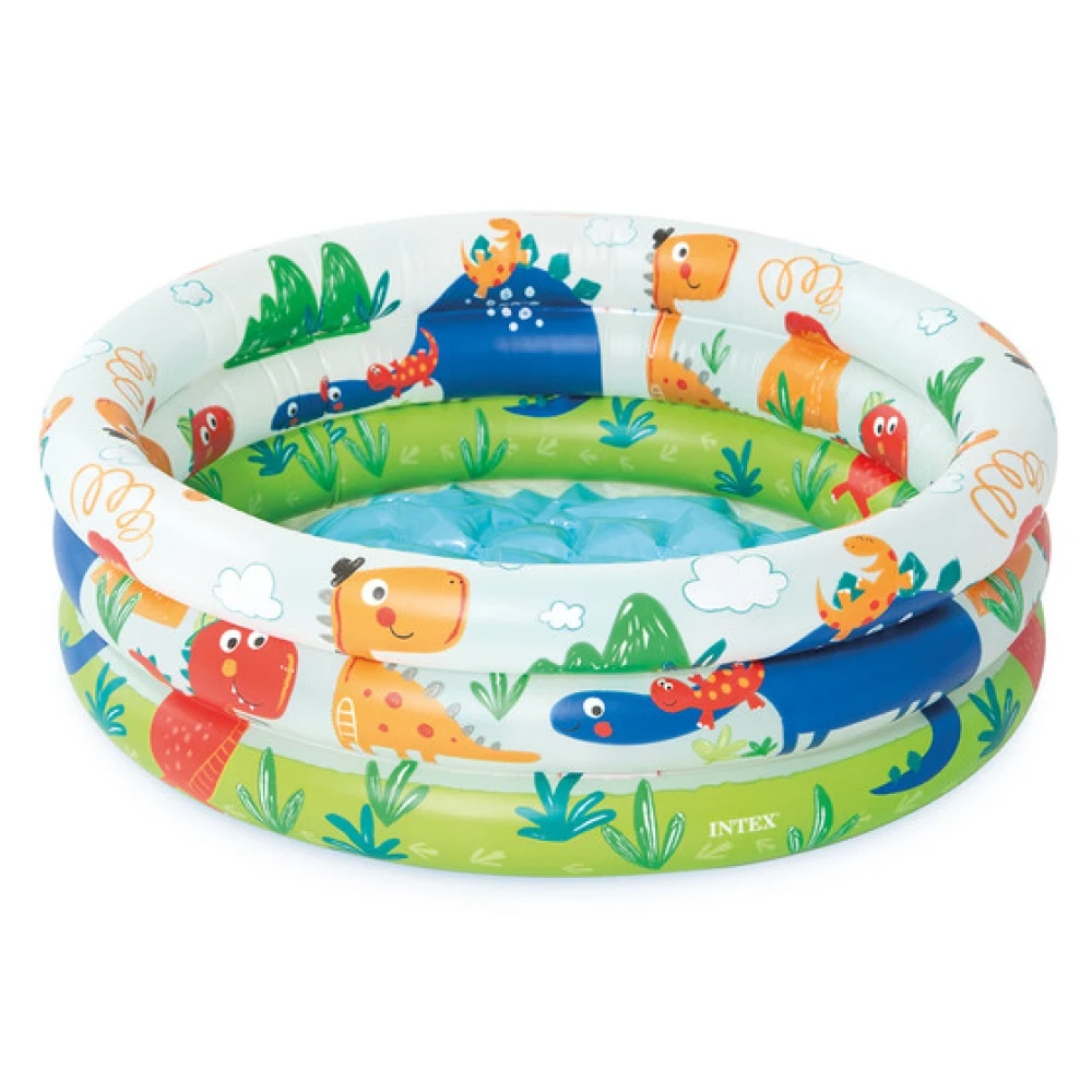 57106(1) Piscină gonflabilă pentru copii Dino Buddies 61×22 cm, 28 L, 1–3 ani, Intex (57106) - imagine 1