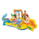 Centru gonflabil pentru copii cu tobogan „Aventuri în junglă” INTEX (57444) - imagine 2