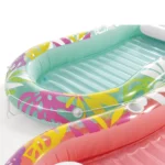 Saltea gonflabilă tip șezlong, cu pernă, Tropical Oasis, 206×122 cm, max. 100 kg, Intex (57803) - imagine 3