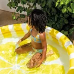 Piscină gonflabilă pentru copii Zesty Lemon 147×33 cm, 330 L, 2+ ani, Intex (58432) - imagine 2