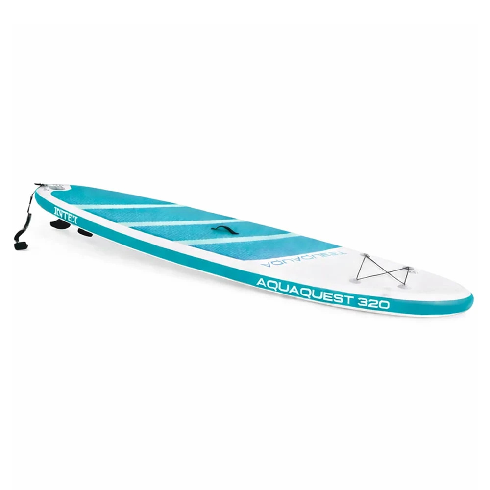 68242 Placă gonflabilă pentru SUP Aqua Quest 320, 320×81×15 cm, set cu pompă, vâslă și geantă, max. 150 kg, Intex (68242) - imagine 1