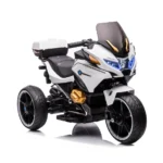 Motocicleta pe acumulator pentru copii (RT1698 / 1 alb)