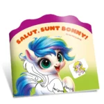 Citesc si colorez cu autocolante. Salut, sunt Bonny (04345)