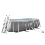 Piscină cu cadru metalic Prism Frame Oval 610×305×122 cm, 18202 L, cu pompă 5678 L/h, set complet, Intex (26798) - imagine 3