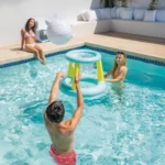 Set de joacă gonflabil pentru baschet în apă, cu coș și minge, 86x64 cm, 6+ ani, Intex (56500) - imagine 2