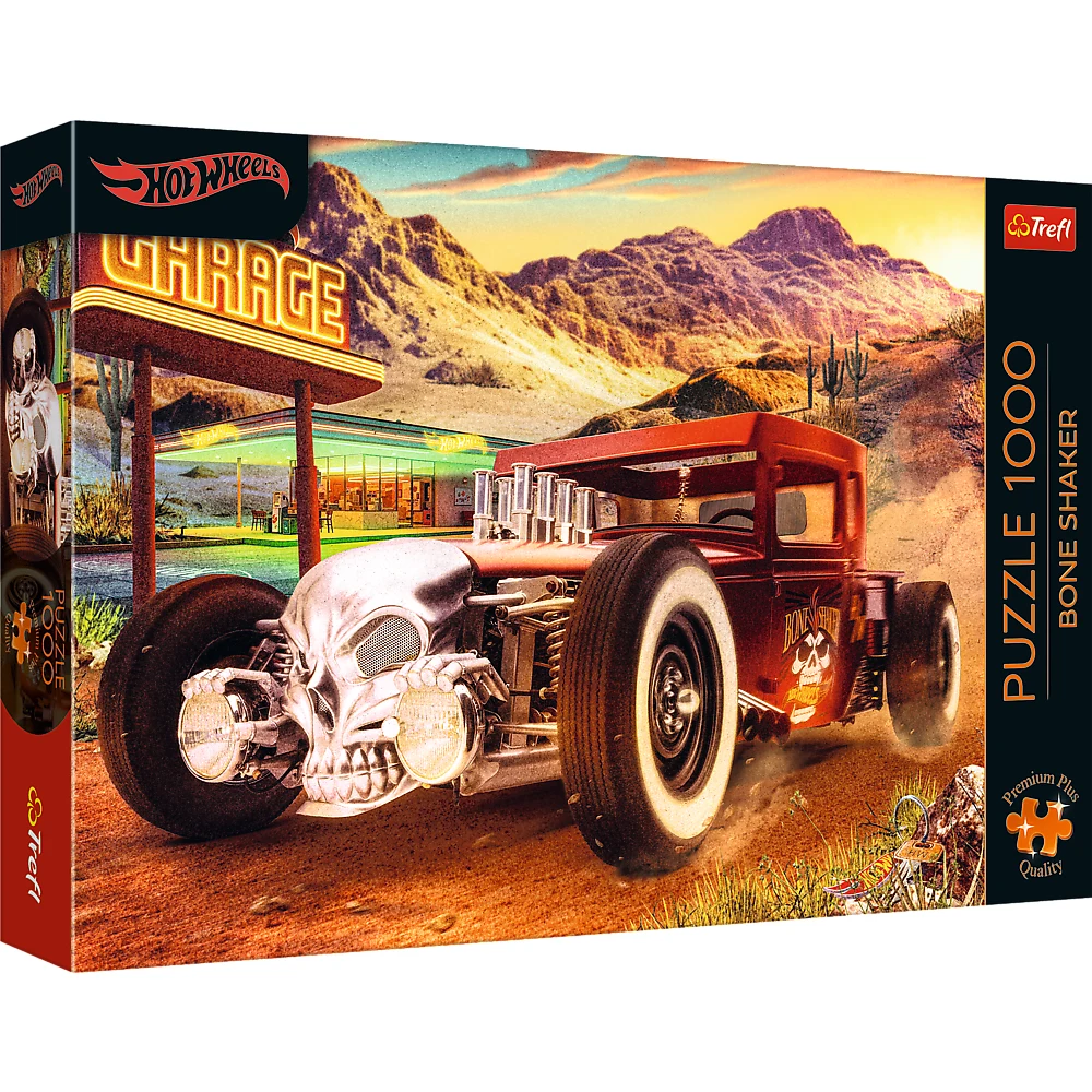 Новый проект (10) Hot Wheels: Bone Shaker, 1000 elemente Premium Plus (12091) - imagine 1