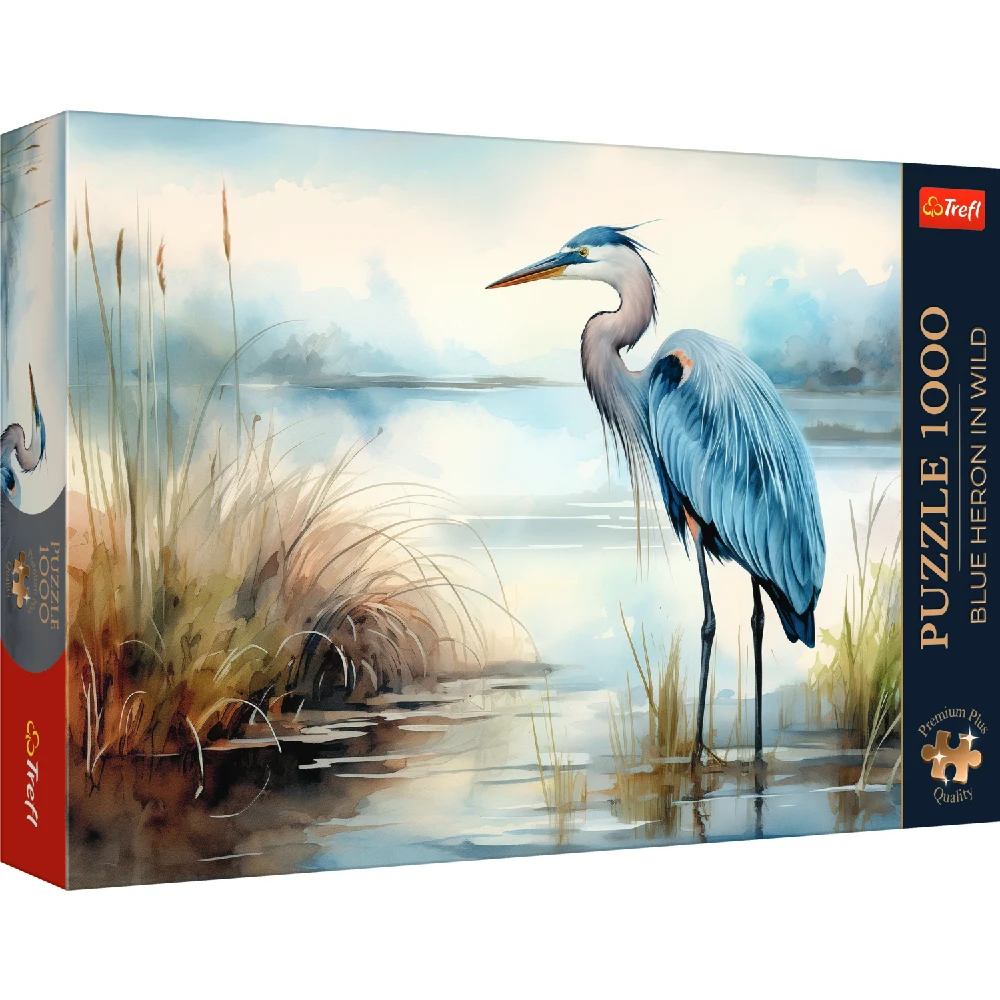 Новый проект (20) Stârcul albastru în sălbăticie, 1000 elemente Premium Plus (99279) - imagine 1