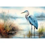 Stârcul albastru în sălbăticie, 1000 elemente Premium Plus (99279) - imagine 2