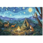 Lângă focul de tabără, 100 de elemente Inspirat de artă (16564) - imagine 2