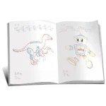 Grafisme cu roboți și dinozauri (40126) - imagine 2