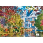 Casă lângă lac, 2000 elemente (27129) - imagine 2